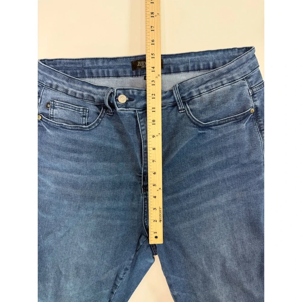 Judy Blue High Rise Skinny Jeans Medium Wash Blue Sorbtek JB88615 MD‎ Womens 20W